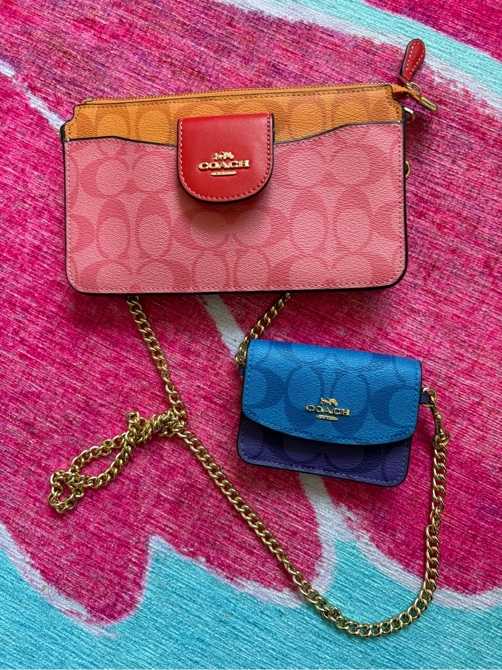 Coach Colorblock Crossbody